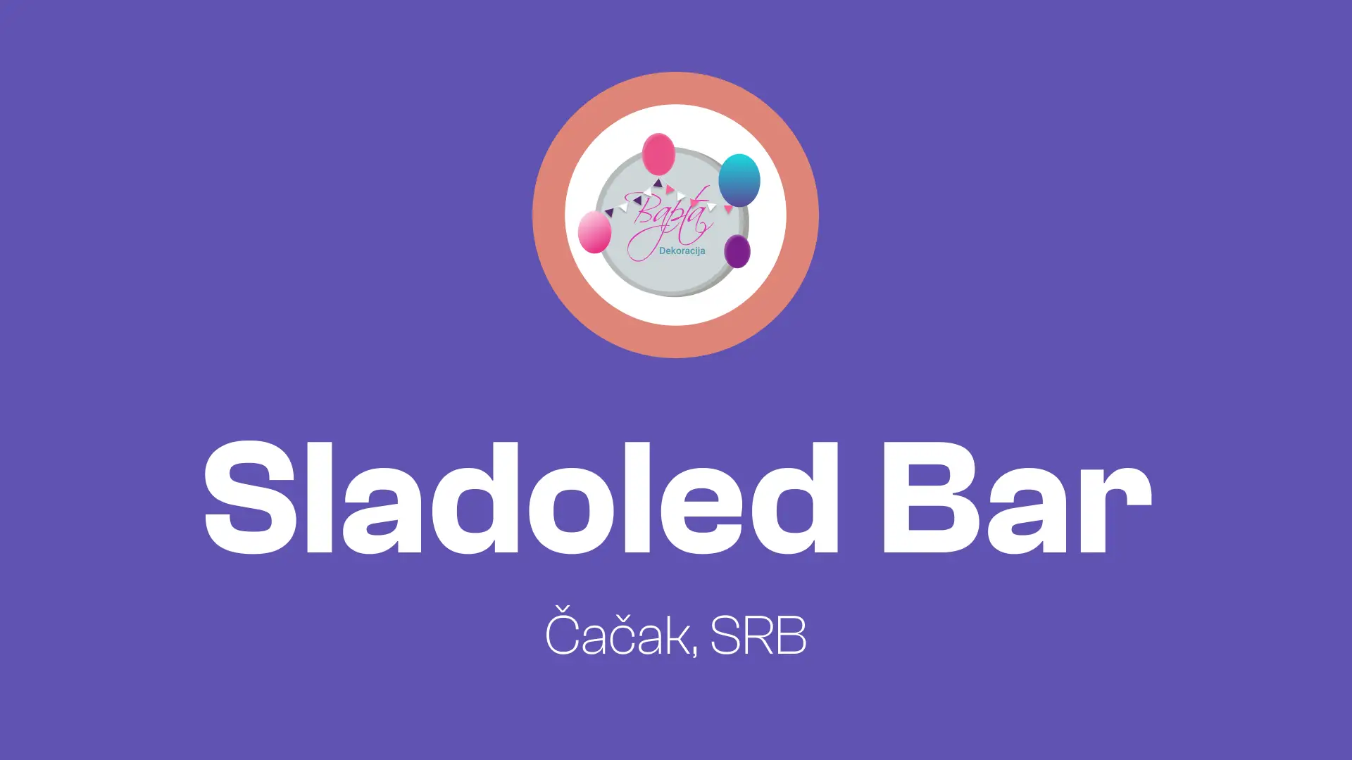 sladoled bar bapta event
